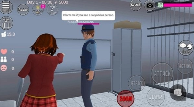 新濠3559网址校园模拟器英文版2024(SAKURA SchoolSimulator)