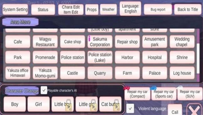 新濠3559网址校园模拟器英文版2024(SAKURA SchoolSimulator)